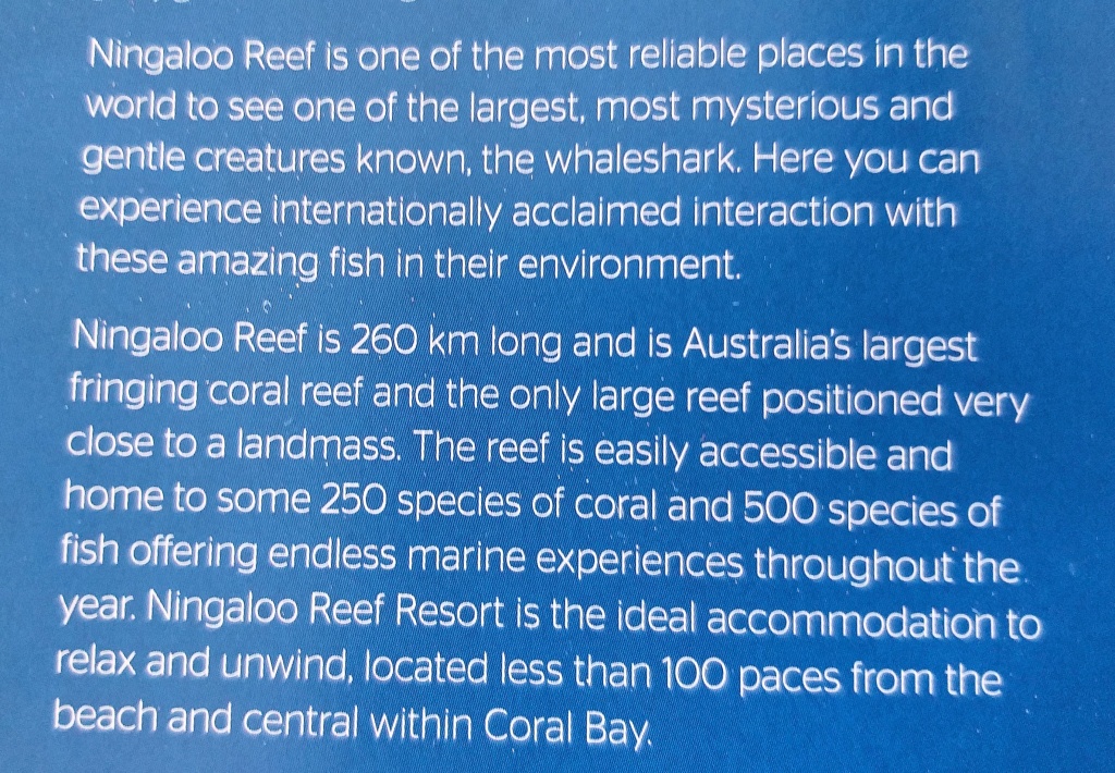 About Ningaloo Reef